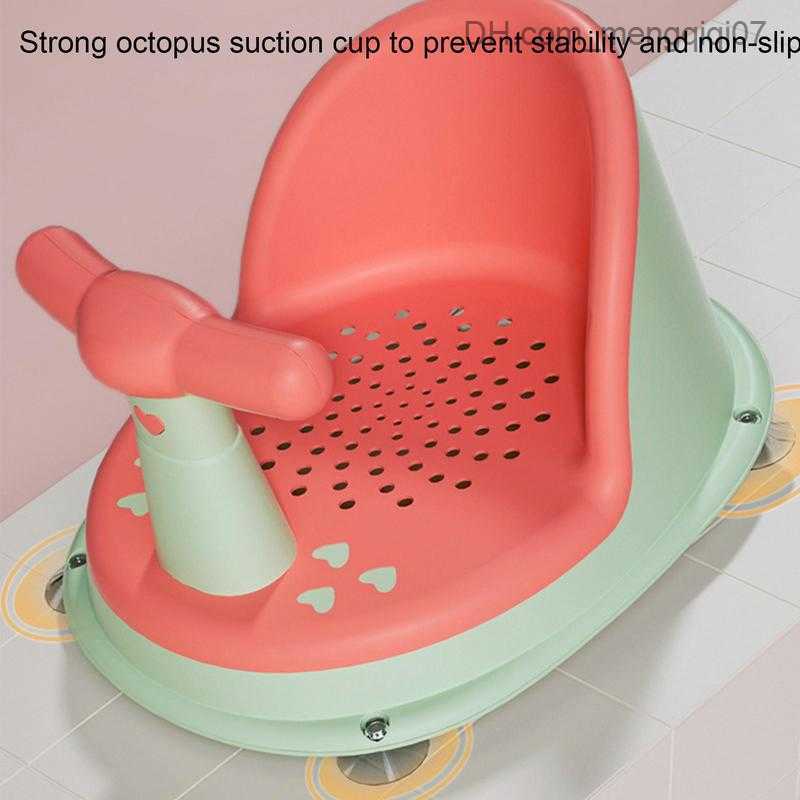Bathing Tubs Seats Non slip baby shower chair with backrest support baby shower chair children's shower accessories Z230818
