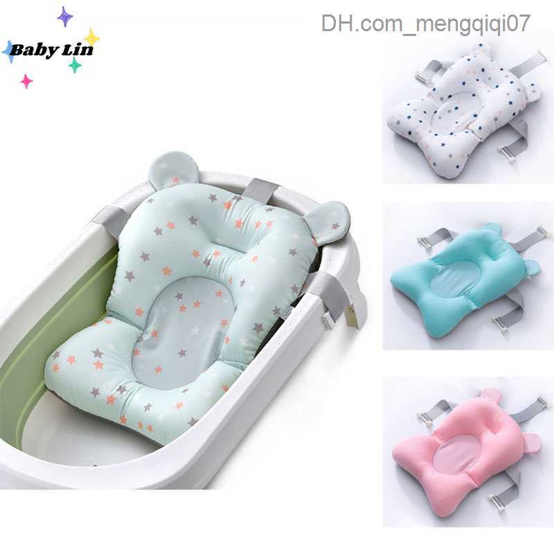 Bathing Tubs Seats Baby Bathtub Pillow Baby Anti slip Soft Comfortable Body Cushion Baby Bathtub Seat Support Cushion Folding Baby Bathtub Cushion Z23