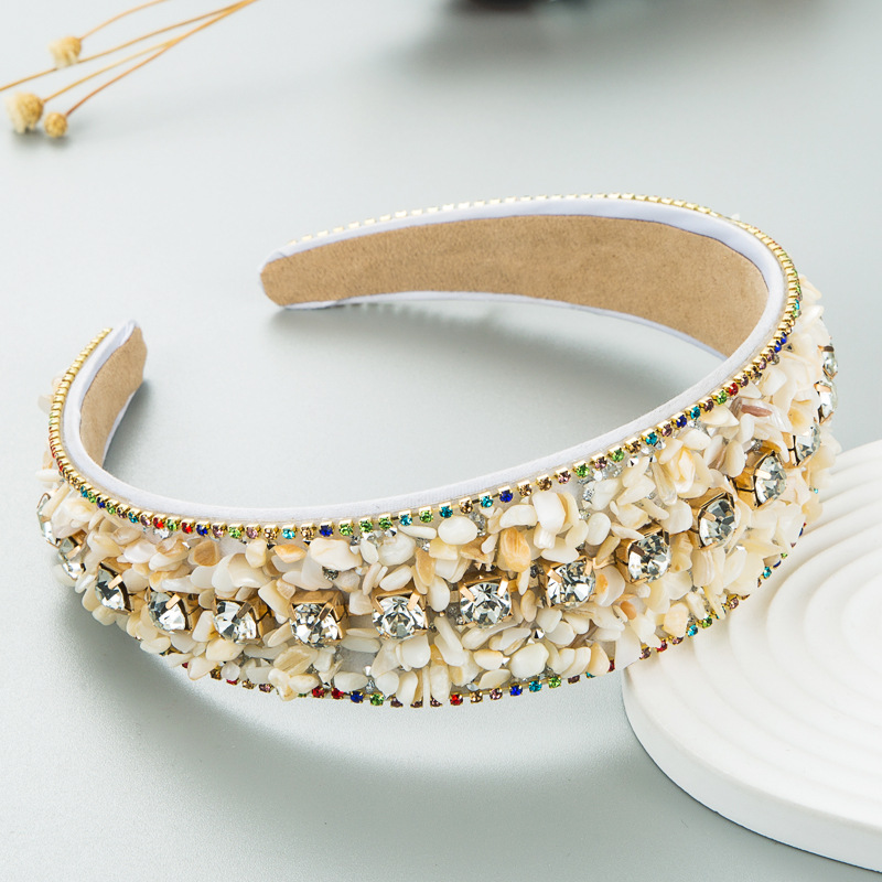 Fashion Headband Baroque Hair Hoop Colored Turquoise Head Bands FG1014