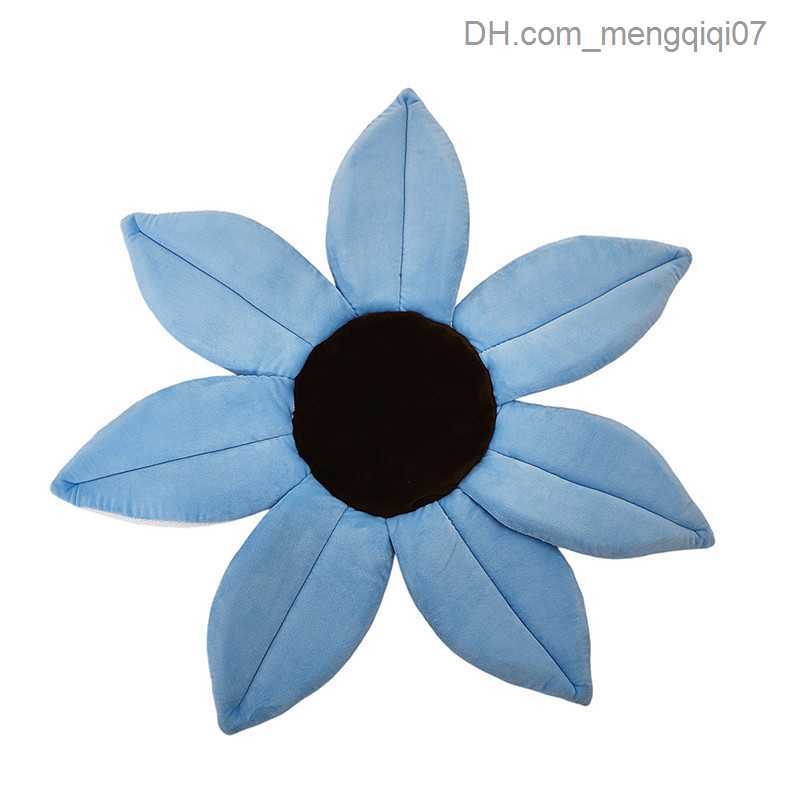 Bathing Tubs Seats 0-3 years old baby playing pillow sunflower pad baby flower sink bathtub folding flower sunflower bathroom cushion Z230818