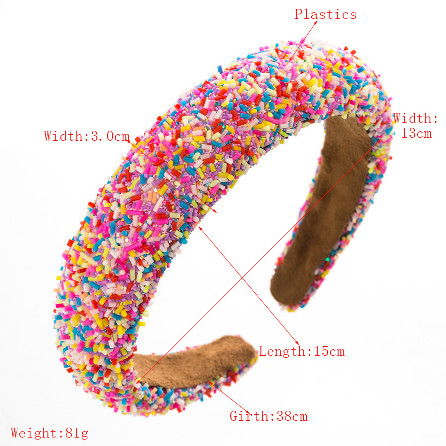 Fashion Headband Be All-match Hair Hoop Sponge Fashion Wide Edge Head Bands FG1107