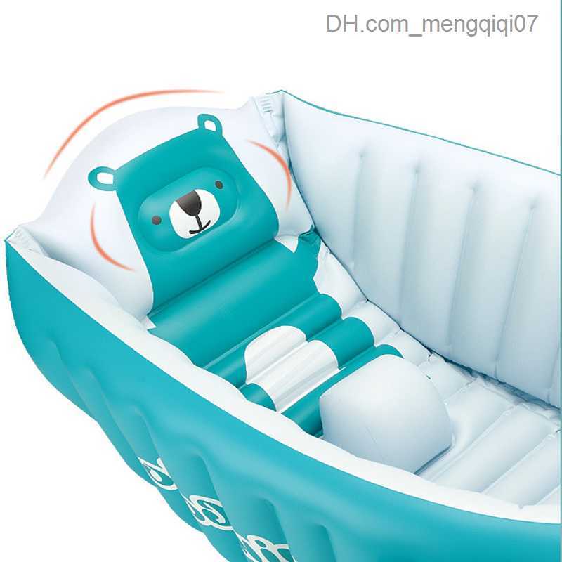 Bathing Tubs Seats PVC inflatable baby bathtub Portable baby bathtub Sitting bathtub Non slip swimming pool Folding bathtub Z230818
