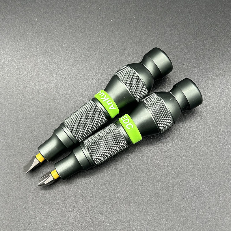 Screwdrivers Precision Aluminum Alloy Handle for Shank 14" Bits Comfortable Mini ScrewDriver 6.35mm Holder Repair Open Tools Professional 230817