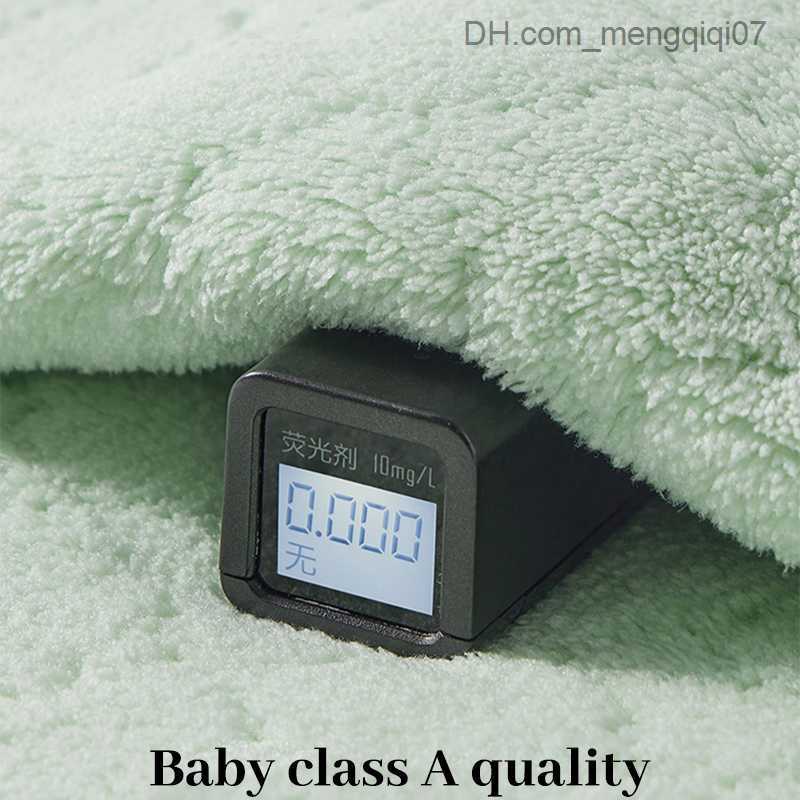 Towels Robes EMXEE coral velvet baby bath towel soft and warm sleeping baby bath towel suitable for girls boys cute young children and baby products Z