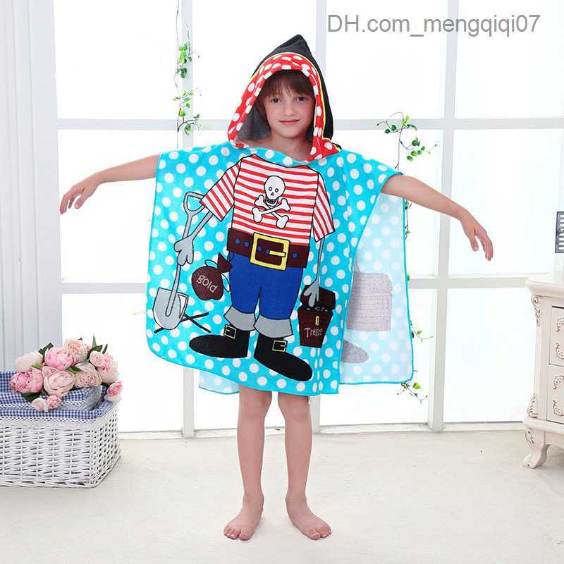 Towels Robes Children's towel beach towel hood large soft blanket baby bath towel gift product children's swimming towel rain cover cardigan