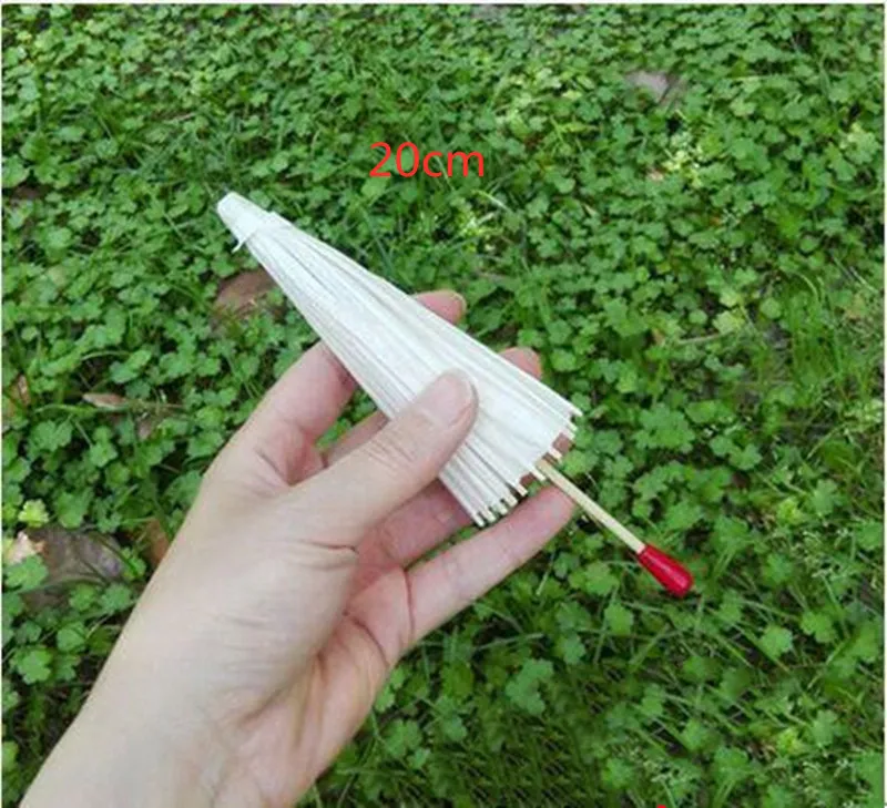 Bridal Wedding Paper Umbrellas Parasols Handmade Plain Chinese Mini Craft Umbrella For Hanging Ornaments DiameterZZ