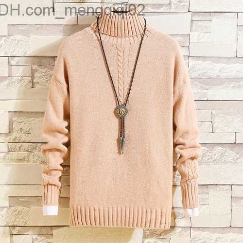 Men's Sweaters 2019 New Autumn Winter Thick Warm Cashmere Sweater Men Turtleneck Men's Pullovers Top Quality Casual Mens Christmas Sweaters 