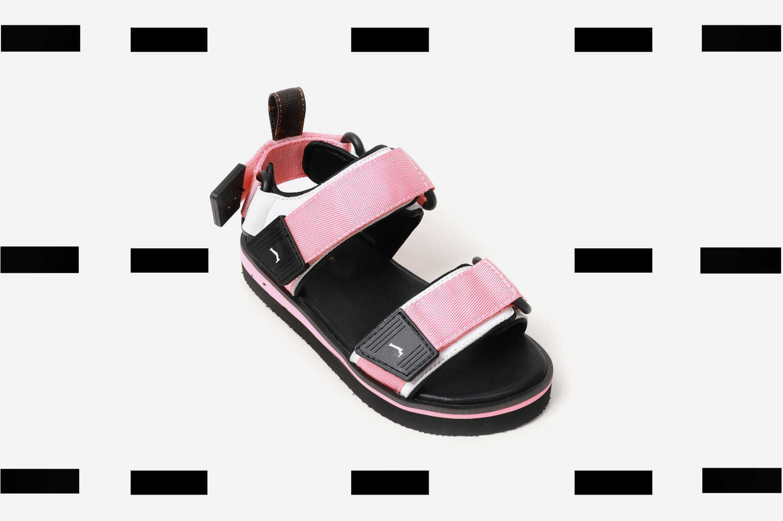 Kids Sandals Girl Slippers Child Shoes Fashion Canvas buckle design Summer Box Packaging Children's Size 26-35