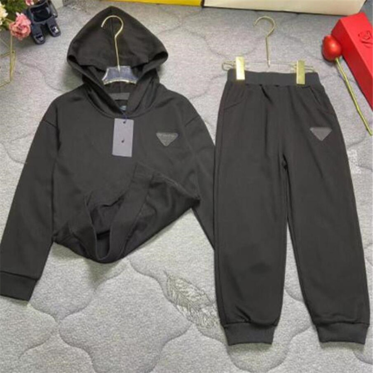 Children Clothing Toddler Brand Sets Autumn Sports Suit Fashion Boys Girls Hooded Sweatshirts Pants Outfit Suit Kids Tracksuit For 2Pcs/Set