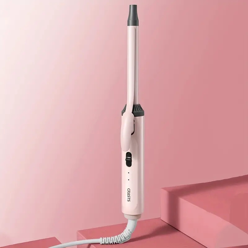 Professional Electric Curling Iron Rod for Home and Salon Use - Automatic Hair Curler with Heat Protection and Adjustable Temperature Control