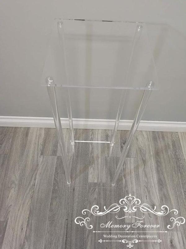 New style tall Wedding acrylic crystal Table Centerpiece Wedding Columns Flower Stand for Table decoration floral ZZ