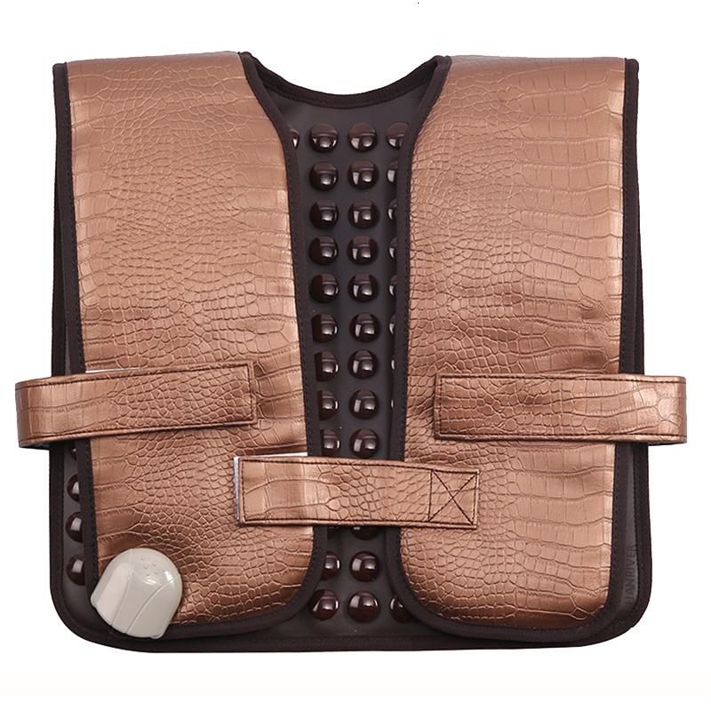 Other Massage Items Back Pain Relief Waistcoat Cervical Infrared Therapy Spine Care Stone Thermal Mat Body massager physical therapy home health car 2