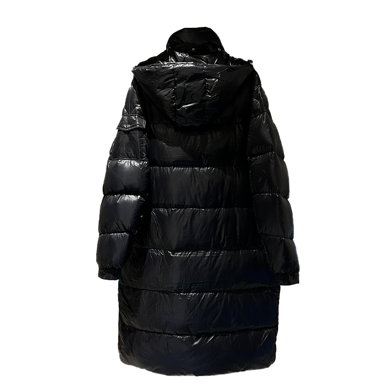 Topstoney Long Down Jacket Male Female Couples Will New Padded Warm Hooded White Duck Down Over Knee Coat 2116