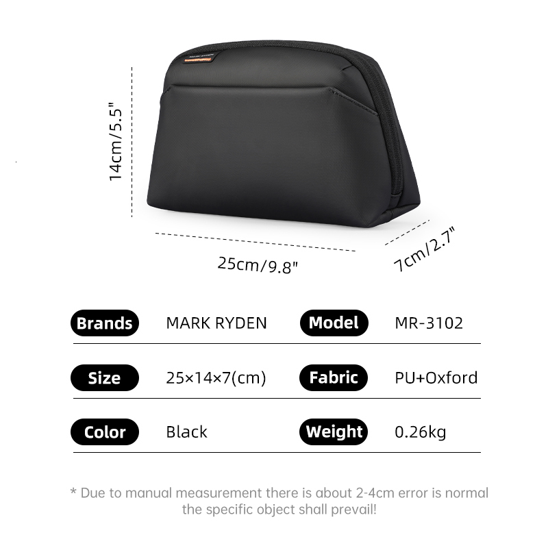 Cosmetic Bags Tech Organizer Pouch Small Toiletry Bag Makeup Bag Tech Case for Travel Gadgets Bags Portable Digital 3C Storage Bag 230818