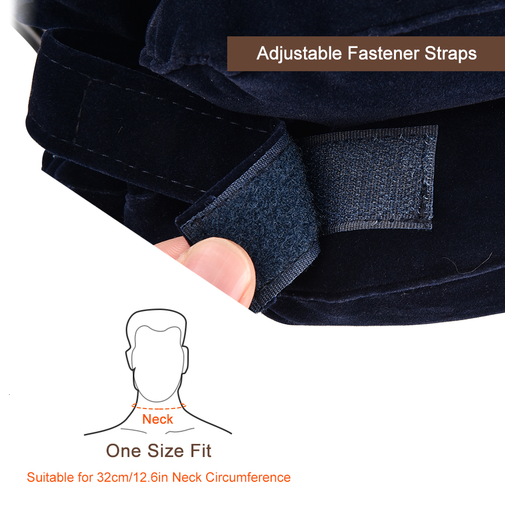 Other Massage Items 3 Layer Air Cervical Inflatable Collar Neck Massager Traction Vertebra Therapy Soft Brace Pain Relief Pillow Health Care Massage 2