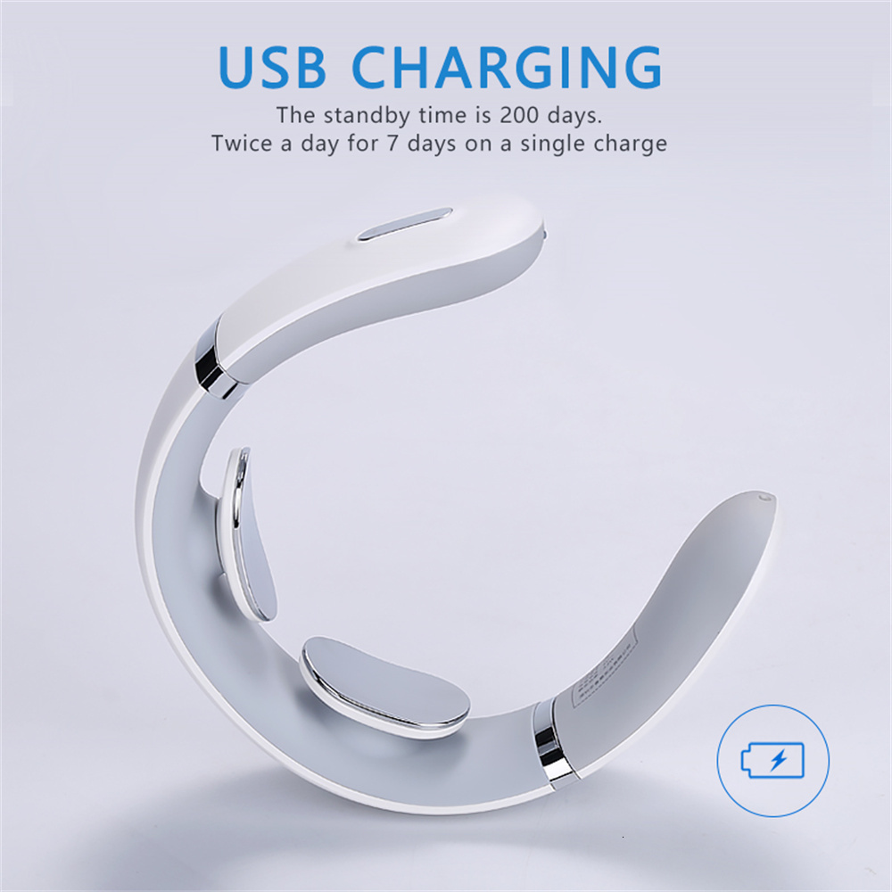 Other Massage Items Portable Smart Electric Neck Massager Shoulder Body Massager Low Frequency Magnetic Therapy Pulse Pain Relief Tools Health Care 23