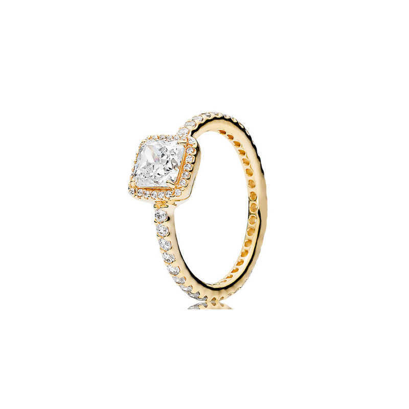 Designer Jewelry Sier Women Fit Ring Heart Fashion Rings Gold Plated Zircon Sparkling Princess bone