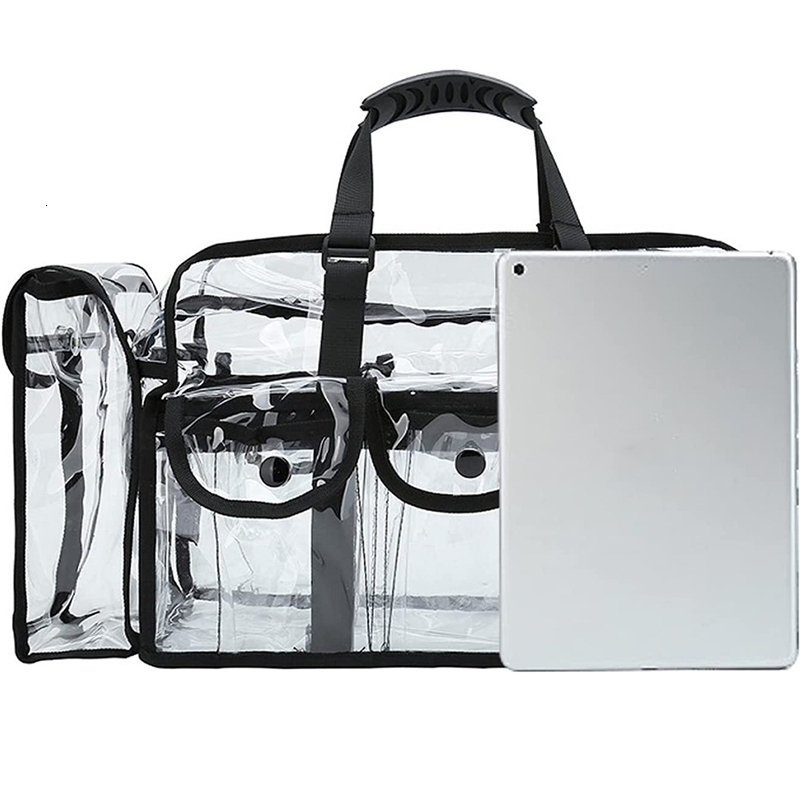 Cosmetic Bags Men's Women's Cosmetic Bag Transparent Waterproof Large-Capacity Lipstick Toiletries Skin Care Products Organizer Makeup Bag 2