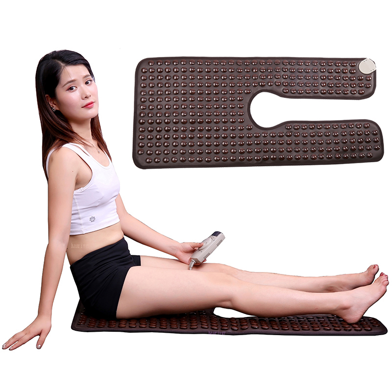 Other Massage Items Back Pain Relief Waistcoat Cervical Infrared Therapy Spine Care Stone Thermal Mat Body massager physical therapy home health car 2