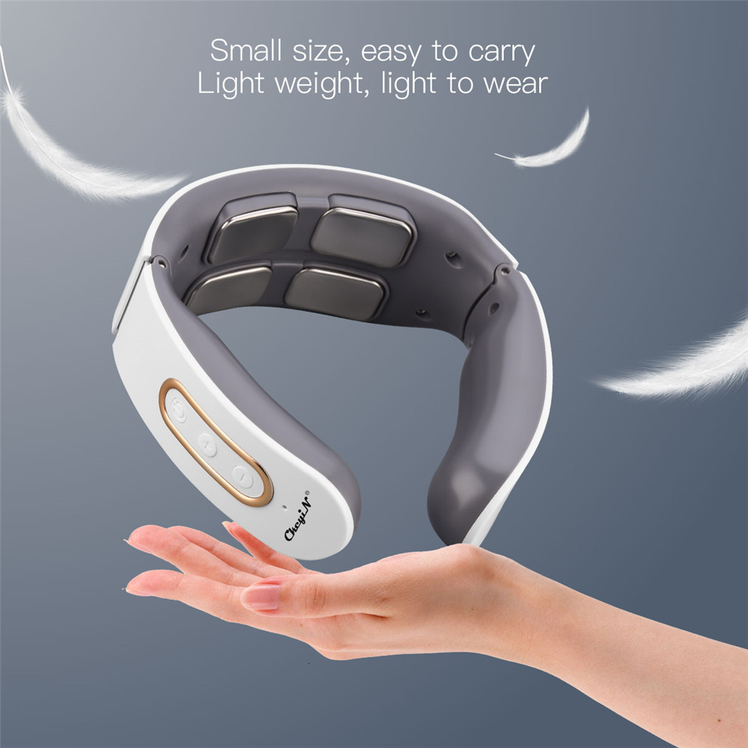 Other Massage Items CkeyiN Smart Electric Shoulder Neck Massager Heating Relaxation Massage Instrument 4D Pulse Cervical Vertebra Health Care 9 Gear 2