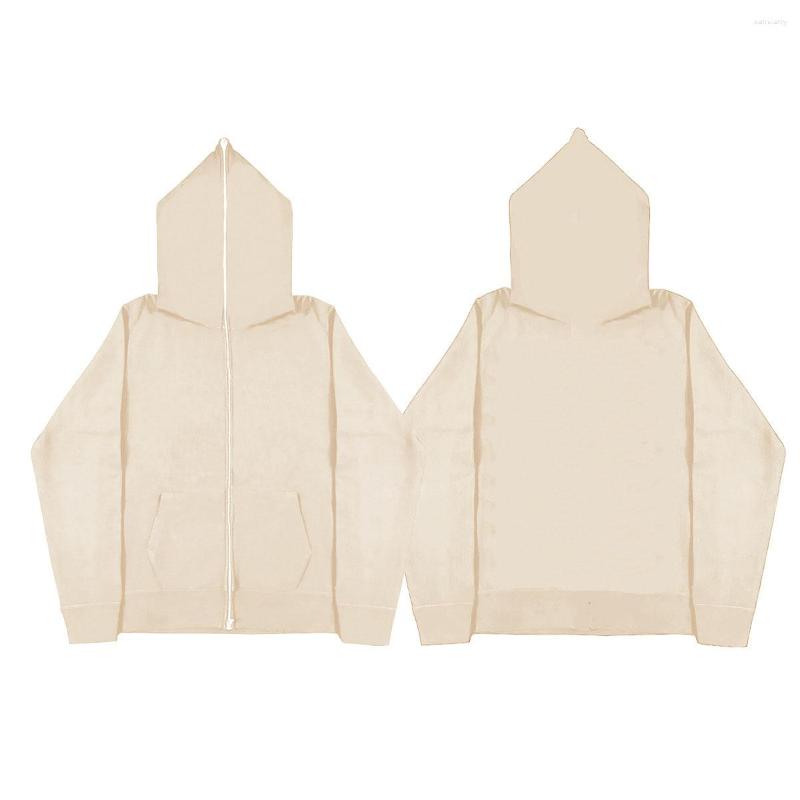 Oversized Hoddies Men Hoodies Blank Y2k Full Face Zipper Retro Hip Hop Hoodies&Sweatshirt Loose Oversized Haruk Highstreet Streetwear Coat Drop Should