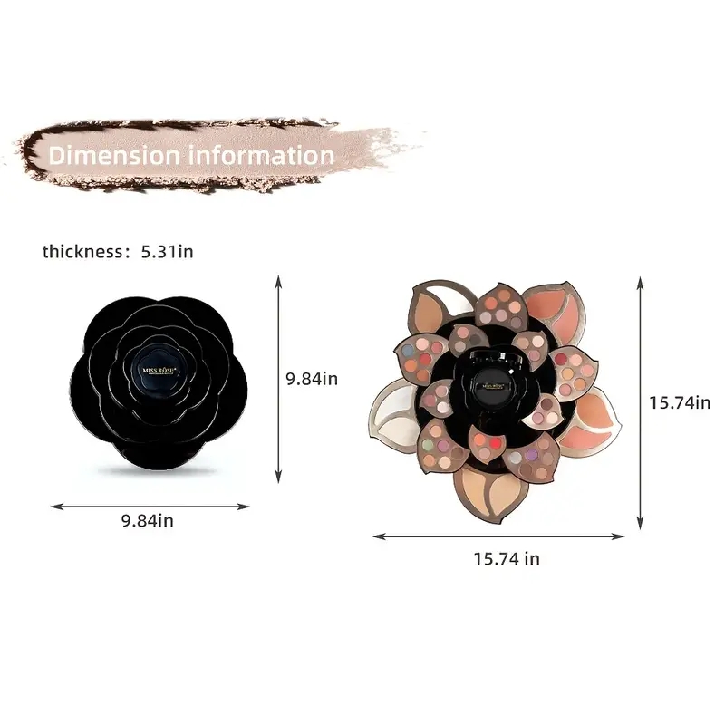 56 Colors Full Combination Cosmetics Kit - Perfect Mother's Day Gift for Mom