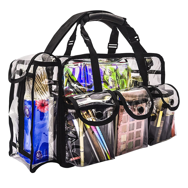 Cosmetic Bags Men's Women's Cosmetic Bag Transparent Waterproof Large-Capacity Lipstick Toiletries Skin Care Products Organizer Makeup Bag 2