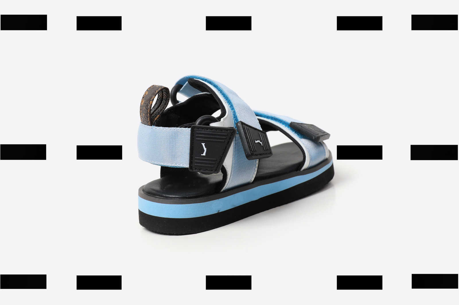 Kids Sandals Girl Slippers Child Shoes Fashion Canvas buckle design Summer Box Packaging Children's Size 26-35