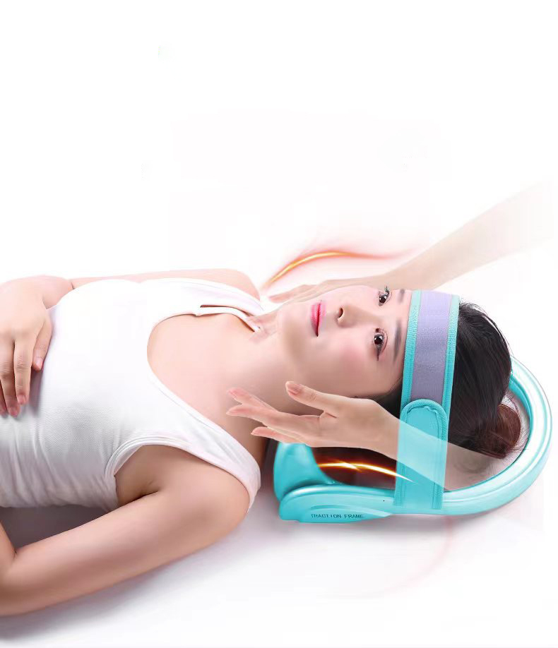 Other Massage Items Filled Air Head Massager Cervical Tractor Neck Traction Posture Pump Relax Vertebra Massage Spine Muscle Pain Relief Health Care 2