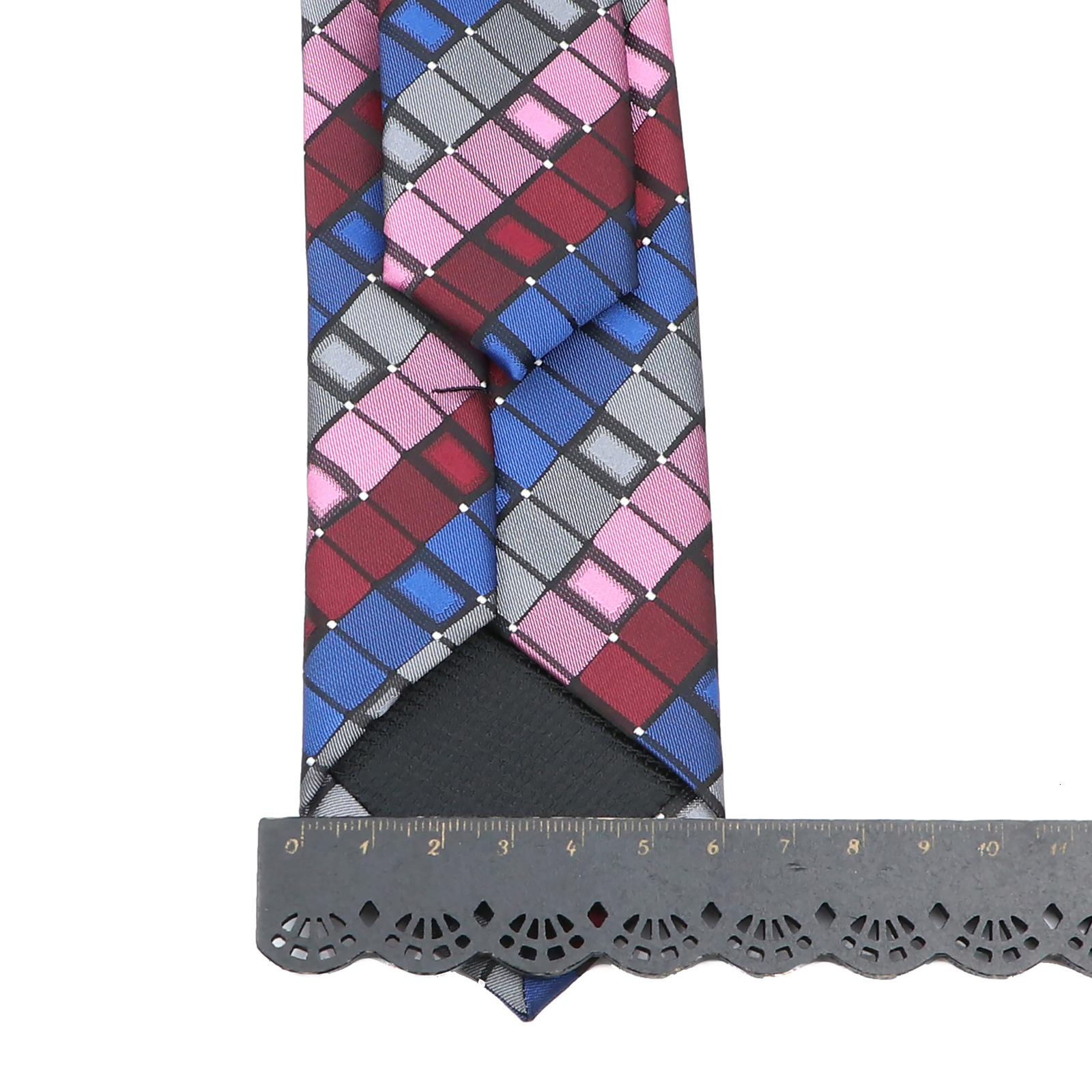 Neck Ties Fashion Men s Tie Stripe Jacquard Plaid 6cm Slim N Neckties Man Accessories Daily Wear Cravat Wedding Party Gift For 230818