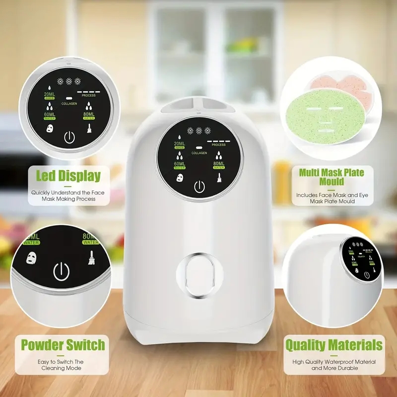 Mini Automatic Fruit Face Mask Maker DIY Natural Vegetable Milk Facial Masker Beauty Home SPA