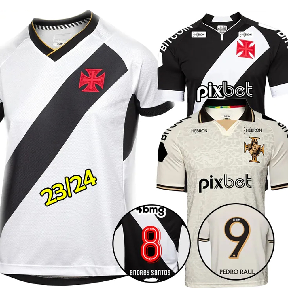 Camisa Vasco da Gama Soccer Jerseys 23/24 Kids Kit 2023 2024 Camisetas Futebol Football Shirt Training Goalkeeper Home Away 3rd LEO ANDREY SANTOS CAPASSO GABRIEL PEC
