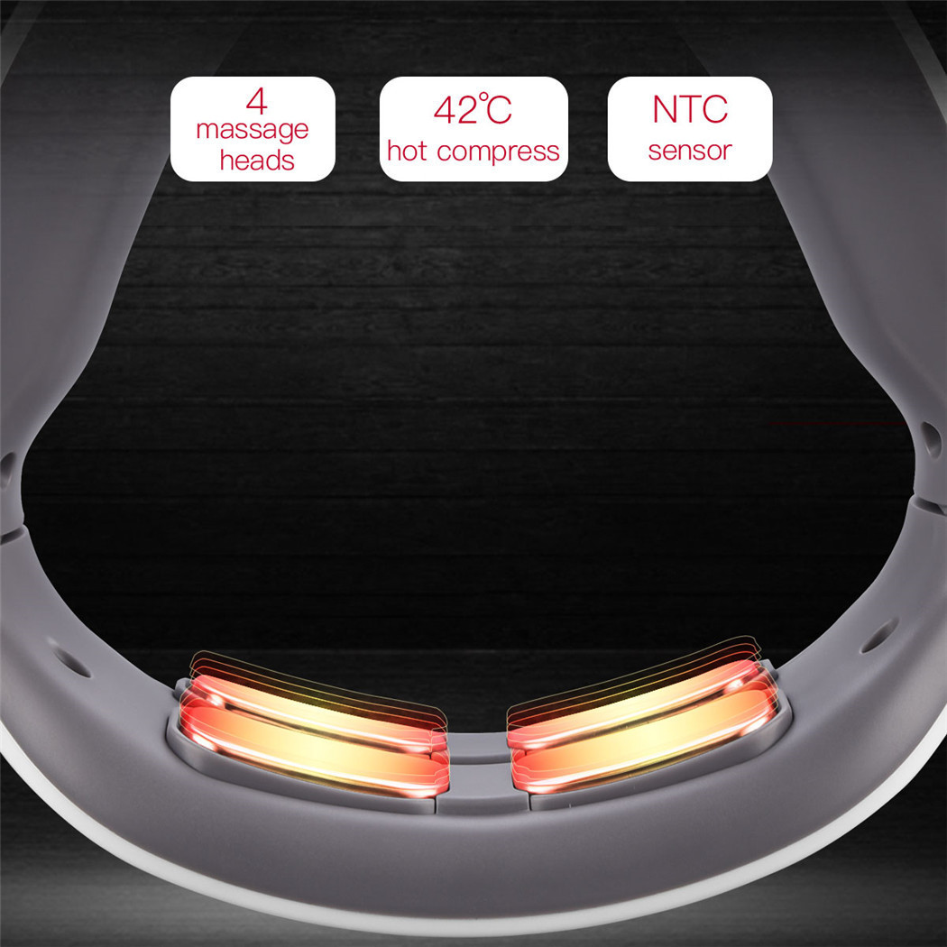 Other Massage Items CkeyiN Smart Electric Shoulder Neck Massager Heating Relaxation Massage Instrument 4D Pulse Cervical Vertebra Health Care 9 Gear 2