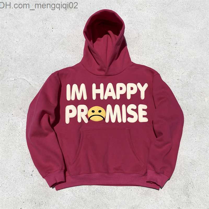 Men's Hoodies Sweatshirts 2023 Autumn/Winter CPFM Super Hoodie Letter Foam 3D Printing Plush Cotton Sports Hoodie S-XL Z230819