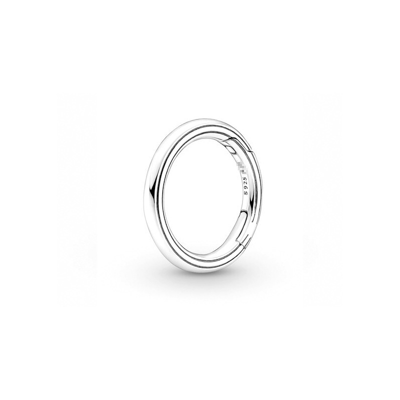 925 Sterling Silver New ME Series Dual -Circle K Buttons Small Accessories Small Accessories DIY Jewelry Accessories Free Delivery