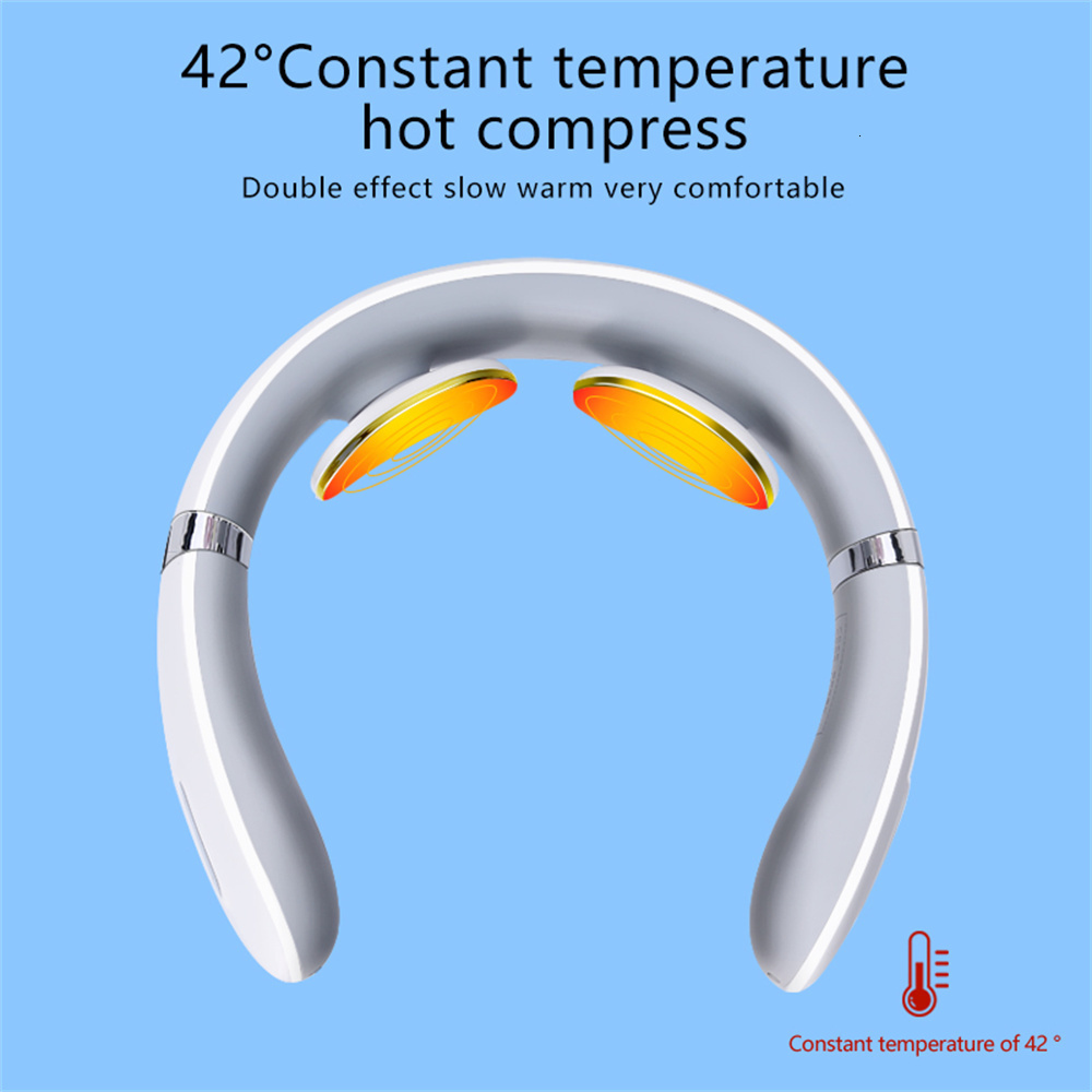 Other Massage Items Portable Smart Electric Neck Massager Shoulder Body Massager Low Frequency Magnetic Therapy Pulse Pain Relief Tools Health Care 23