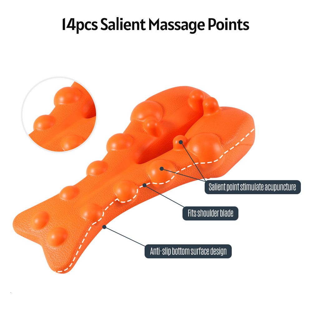 Other Massage Items Neck and back massager Neck stretch cervical spine massage board supports back stretch body muscle relaxation health care 230818