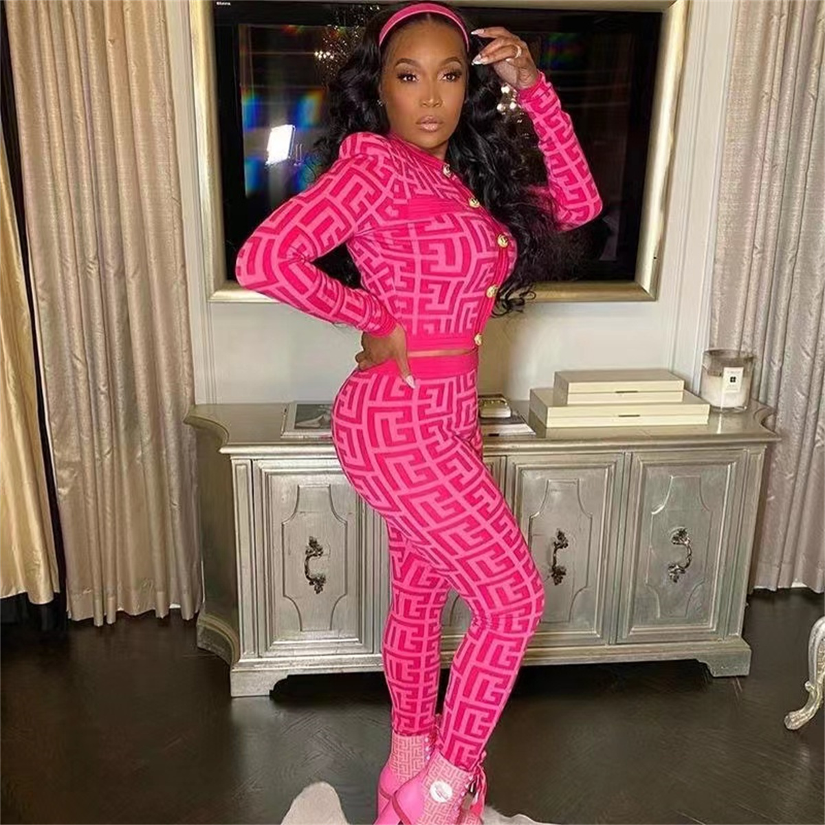 Womens Tracksuits Sportwear Long Sleeve Jackets and Pants Women Hooded Pullover Trousers Tops Jogging Sports Set Outdoor Casual Knitting clothing femm