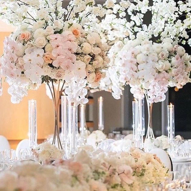 High Quality Latest Tall Center Pieces Wedding Table Centerpieces Decoration Flower Stand Decorative Gold Vases for MarriageZZ