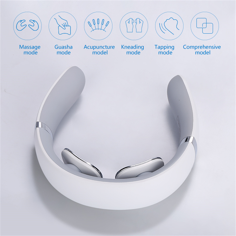 Other Massage Items Portable Smart Electric Neck Massager Shoulder Body Massager Low Frequency Magnetic Therapy Pulse Pain Relief Tools Health Care 23
