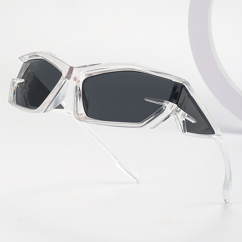 Sunglasses European and American futuristic technology sunglasses Y2K street show sunglasses opposite sex sunglasses 230818