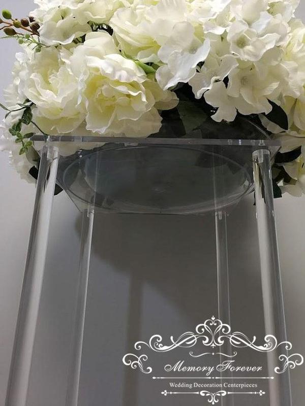 New style tall Wedding acrylic crystal Table Centerpiece Wedding Columns Flower Stand for Table decoration floral ZZ