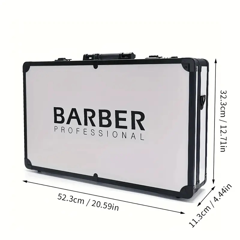 Hairdressing Tool Storage Box Shockproof Aluminum Carrying Case Hairdressing Tool Makeup Case Box Organizer