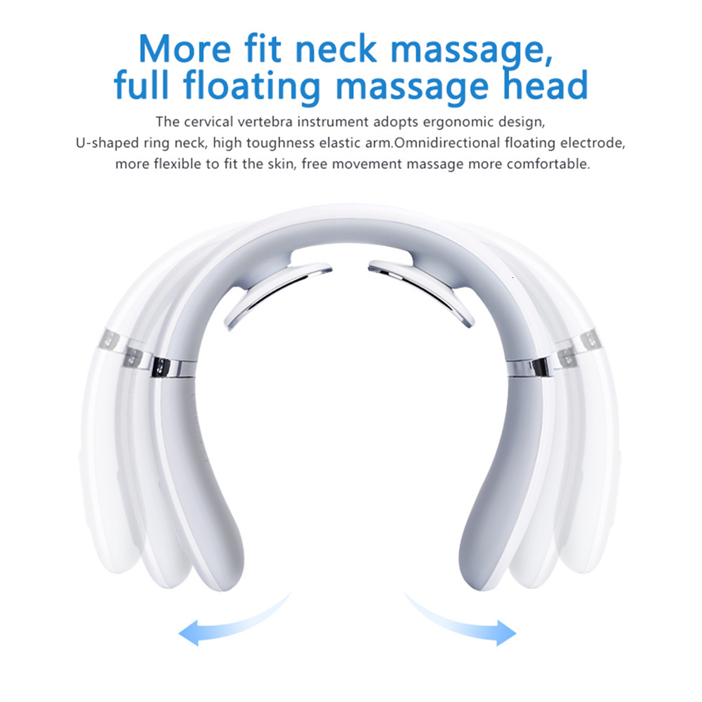 Other Massage Items Portable Smart Electric Neck Massager Shoulder Body Massager Low Frequency Magnetic Therapy Pulse Pain Relief Tools Health Care 23