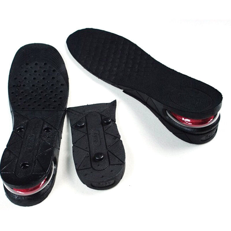 Shoe Parts Accessories 1 Pair Men Insole Air Cushion Heel insert Increase Taller Height Lift 5 cm 230818