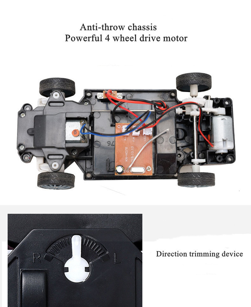 Diecast Model Car 2.4G Drift Rc Car 4WD 3.7V 500MAH RC Drift Car Toy Remote Control GTR Model AE86 Vehicle Car RC Racing Car Toy 230818