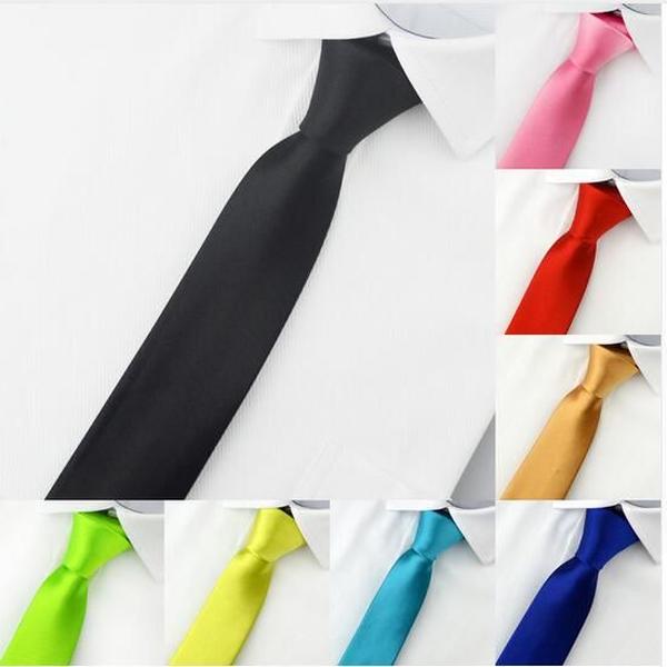 Slim Narrow Black Tie For Men 5cm Casual Arrow Skinny Red Necktie Fashion Man Accessories Simplicity For Party Formal TiesZZ