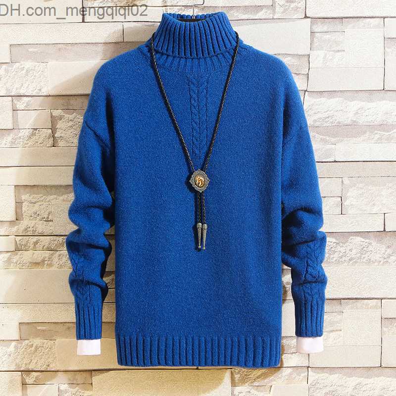 Men's Sweaters 2019 New Autumn Winter Thick Warm Cashmere Sweater Men Turtleneck Men's Pullovers Top Quality Casual Mens Christmas Sweaters 