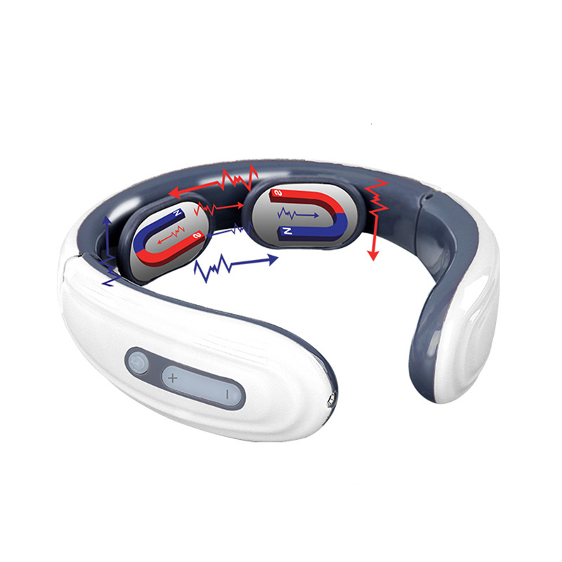 Other Massage Items EMS Neck Massager Back Neckband Vibro Massager Electric Chinese Medicine USB Tens Pads Health Care Machine Wearable Leg Relaxer 23