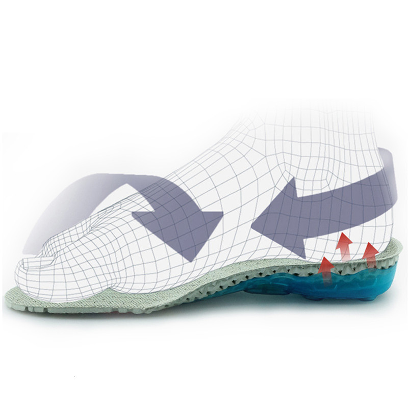 Shoe Parts Accessories FOOTOUR Silicone Gel Orthopedic Insoles Shock Absorbant Pads Foot Care for Plantar Fasciitis Pain Relieve Running Sport 230812